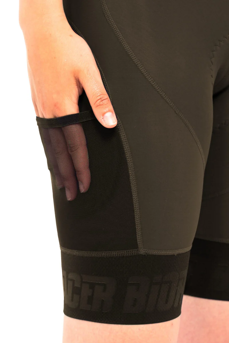 Bioracer Icon Cargo Bib Short Olive Grün